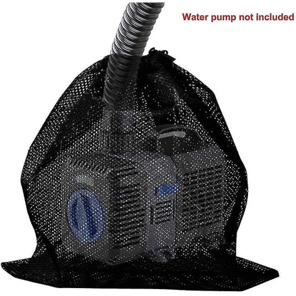 Paket med dammpumpblockeringspåsar - industriellt filtreringsnät för biologiskt dammfilter, svart