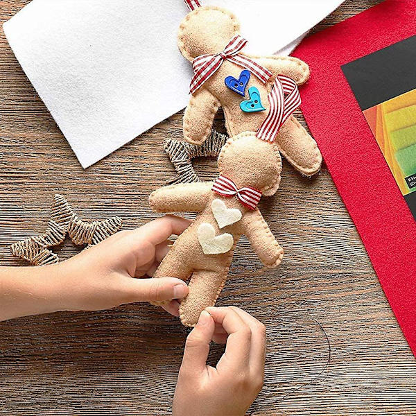 Laadukkaat värilliset huopa-arkit - polyesteri - 20 x 30 cm - askarteluun, ompeluun