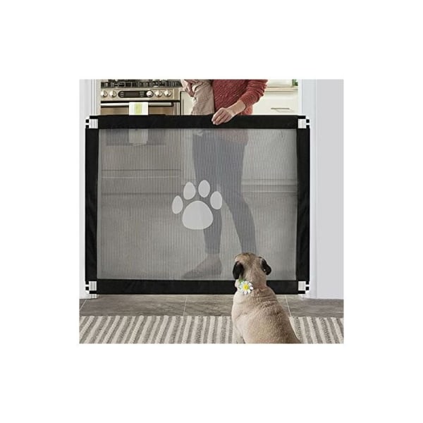 Lätt att installera och låsbar hundgrind trappgrind husdjursbarriär 80 cm x 100 cm - DKSFJKL