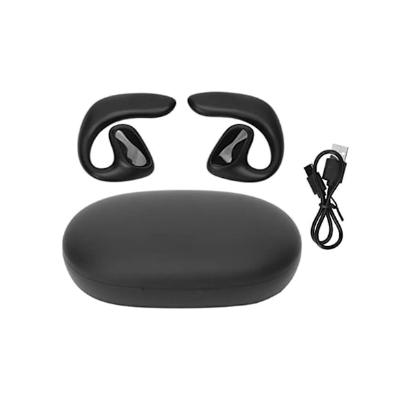 M8 Translator Earbuds, 144 språk oversetter enhet, toveis sanntids oversettelse støtte musikk ringing, Universal（Svart）