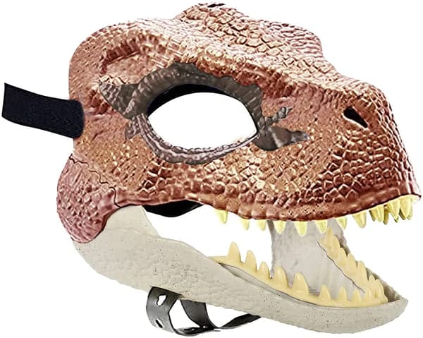 Jurassic World Dinosaurie Mask (Brun)