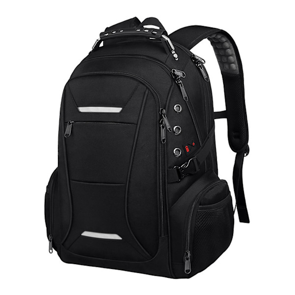 Unisex suuri kannettava tietokone reppu USB-latauskaapelilla Casual Business Travel Bag（1）