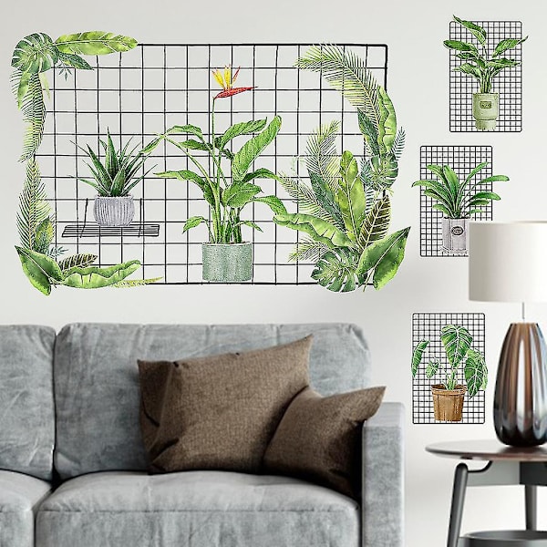 Numb Grid Planter Mærkat Mærkat