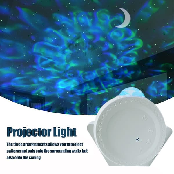Usb romantisk LED stjernehimmel lampe 3D stjerneprojektor dekorationslys til børns soveværelse natlys nebula