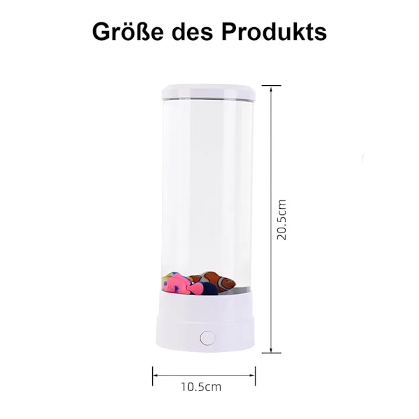 LED dekorativt lys LED dekorativt lys, lavalampe med 7 fargeendringer for hjemmet, LED bordlampe, svart