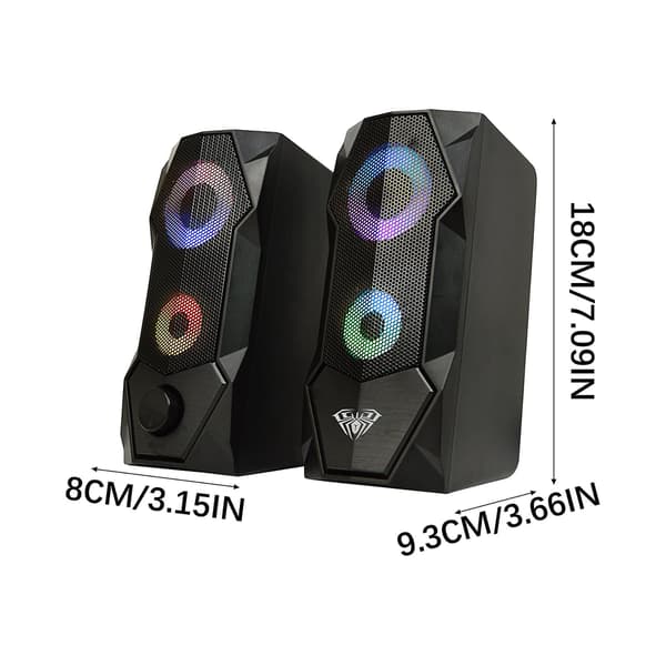 Computerhøjttalere Wolf Spider Computer Desktop Højttaler Spilhøjttaler Desktop Laptop Subwoofer Esports Udsalg