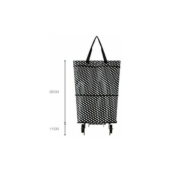 2 i 1 Gjenbrukbar Foldbar Handlepose Hjem Supermarked Stor Kapasitet Bag
