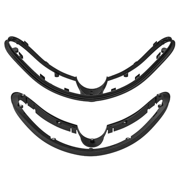 VR-ansiktsdeksel erstatning ansiktsputer for PSVR2-headset magnetisk ansiktsgrensesnittbrakett for PS VR2-tilbehør（svart）