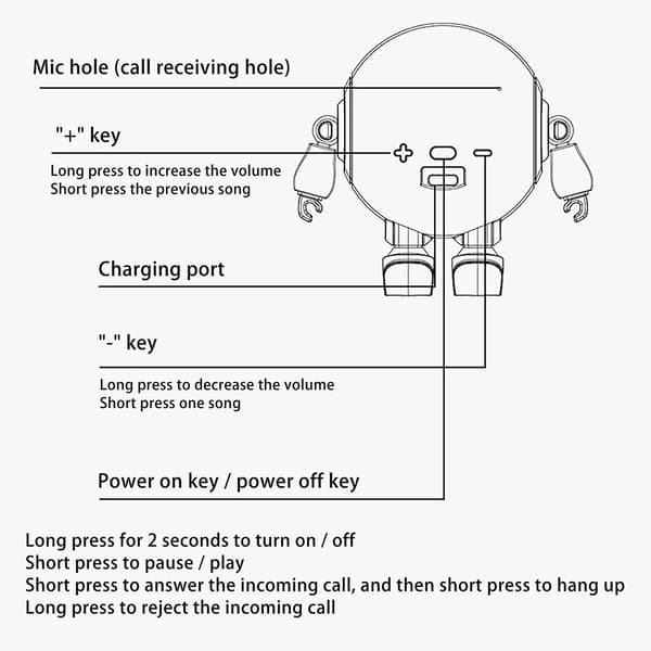 Bærbare Bluetooth-høyttalere Bluetooth Robot Høyttaler Søt Bærbar Liten Stål Bluetooth Lyd Trådløs