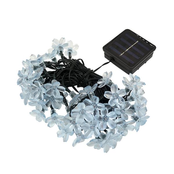 50LED Solar Flower Light String Holiday Decoration Lantern String（C）