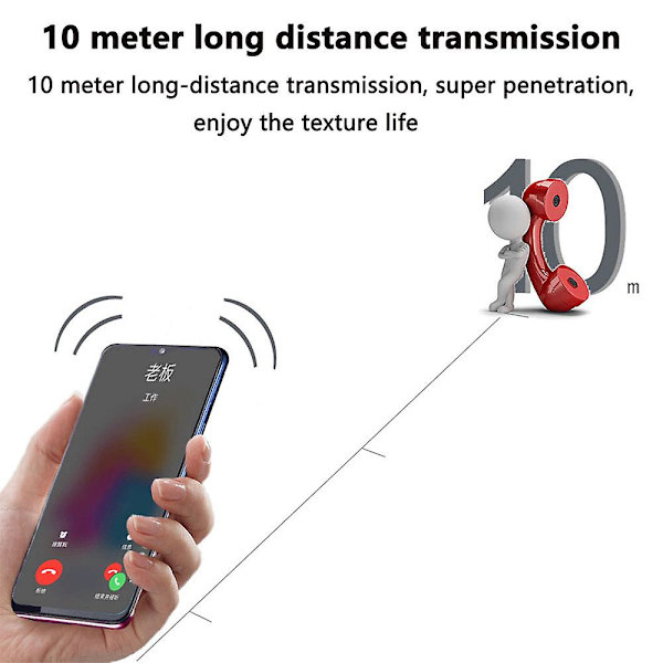 Bluetooth-hovedtelefoner med ørekrog-headset uden ørepropper med mikrofon - Blå