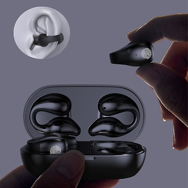 Open Ear Phs, Sport Gym Jogging Out Wireless Tooth Earbuds,clip-on Earphs, Sound, Cancelling Earbuds With Case