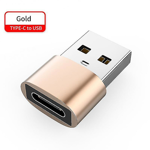 Usb C Converter Adapter Type-c Pd Fast Charge Converter For Macbook Printer-gold