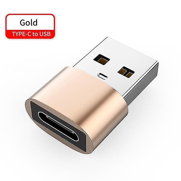 Usb C -muunninsovitin Type-c Pd -pikalataussovitin Macbook-tulostimelle - kulta
