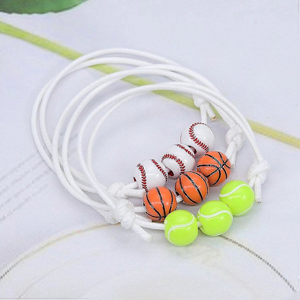 Universella vaxlinje baseboll basketboll armband tennis rugby armband pojkar flickor
