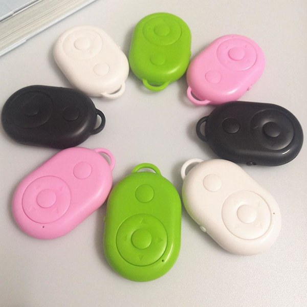 Smart Bluetooth Fingerband Fjärrkontroll Bärbar Fingertip Selfie Controller（rosa）