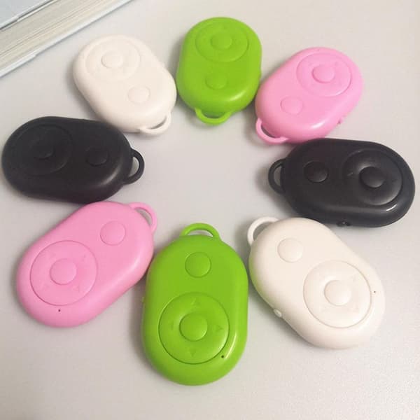 Smart Bluetooth Fingerband Fjernkontroll Bærbar Fingertip Selfie Controller（rosa）