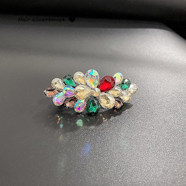 Luksuriøst smykkedesign hårnål Rhinestone hårspænde klip, også perfekte morsdagsgaver til mor