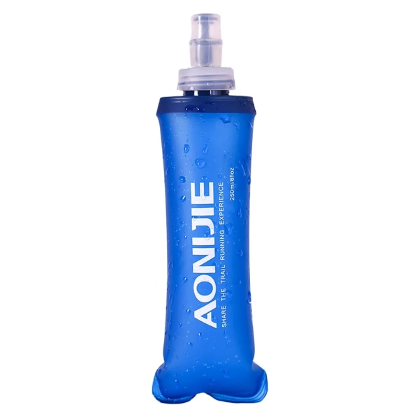 Sport Hopfällbar BPA PVC Mjuk rinnande vattenflaska Mjuk bergsbestigning vattenflaska dricksflaska