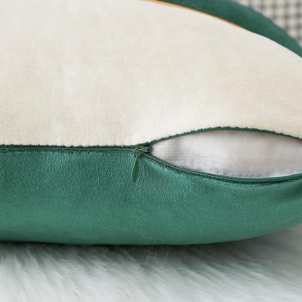 2-pack Dekorativa Patchwork Sammet Kuddfodral med Gyllene Läder Kvadrat Mjuka Solida Kuddfodral Soffa Kuddar Kuddfodral för Säng Soffa Li
