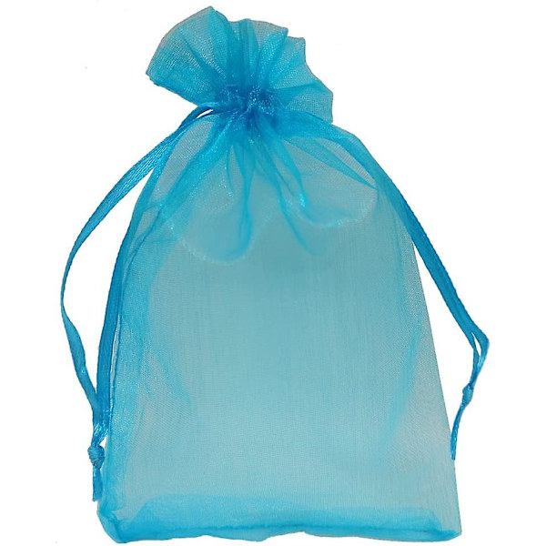 50 kpl suurta läpinäkyvää organza-lahjapussia 6,6x9'' koru- ja karkkilahjapusseja minipullo