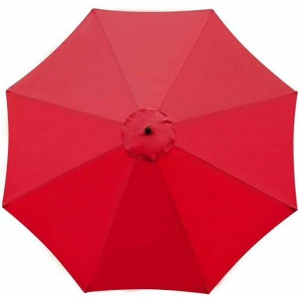 8 Rib 3M paraplyudskiftningsbetræk Vandtæt og UV-bestandigt erstatningsstof rød