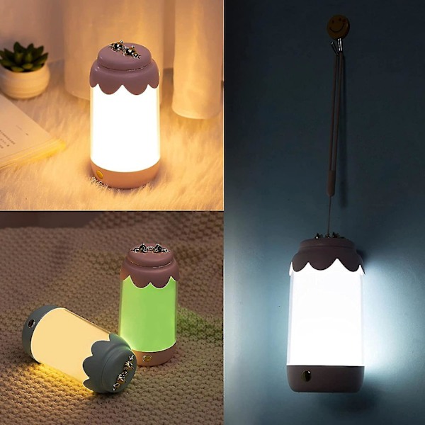 Led nattlampa batteridriven USB-port RGB färgförändrande söt katt modern vardagsrum