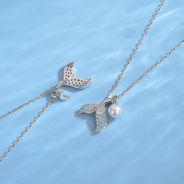 925 Sterling Silver Pärla/Månskenssten Halsband Födelsedag Halsband För Kvinnor Födelsedag Mors Dag Smycken Gåvor Till Mamma Hennes Kvinnor Flickor Xq-xl003