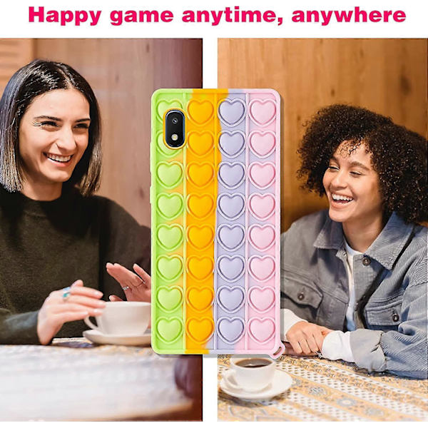 Trendig och rolig Samsung Galaxy A10E-fodral, silikon estetisk tecknad rolig söt cool fidget unik snygg designer rolig skyddande fodral för pojkar flickor