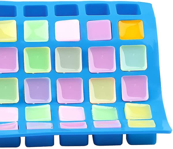 2-pack fyrkantiga silikonformar - 126 håls mini silikonformar