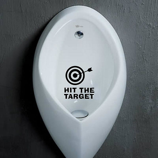 Dww-tarrat, hauskat seinätarrat WC:hen, kylpyhuoneeseen, keittiöön, PVC, 1 väri, yksi koko