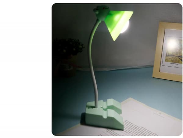 Bordnatlampe til soveværelse, mini tegneserie foldbar til børn