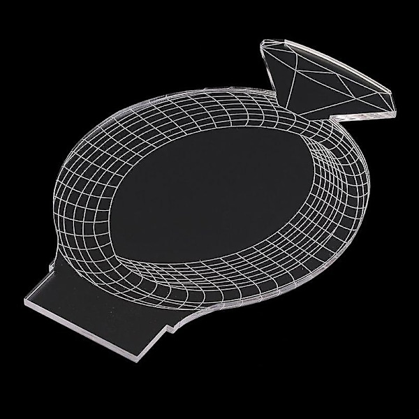 Szw led akryl nattlampa bordslampa hem dekorativ belysning led 3d illusion visuell fantasi ljus romantisk atmosfär lampor