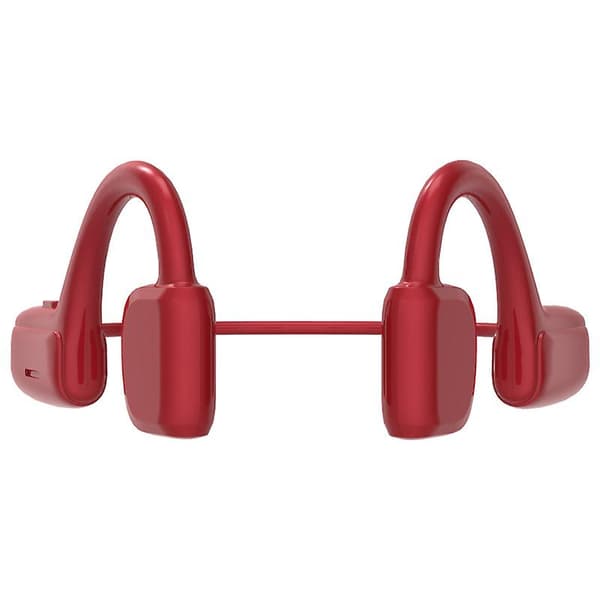 Benledningshörlurar Bluetooth - Trådlösa Open-Ear-hörlurar - Röda