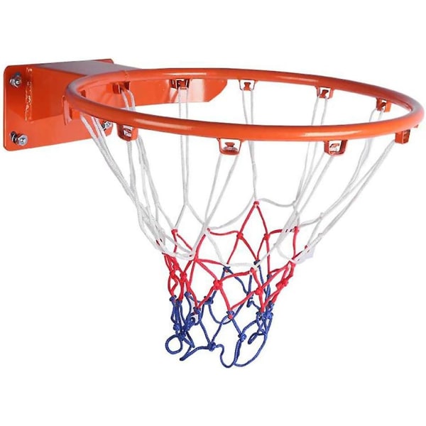 Tvådelat basketnät, tillbehör till basketnät i tre färger i nylon , ersättningsbasketnät, lämplig för inomhus- och utomhussporter
