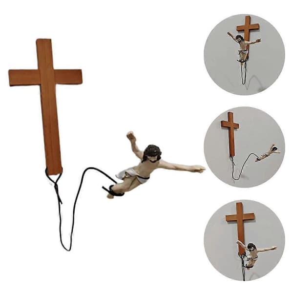 Bungee-hoppende Jesus - Påskepynt religiøse høytidsgaver
