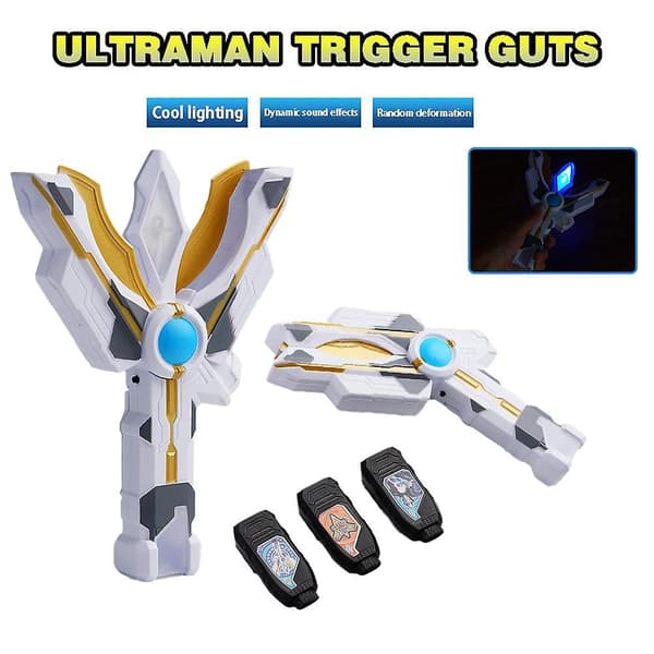 Ultraman Trigger Guts Spark Lens til børn, Geed Decker Zero Three Key Lightsaber, børnelegetøj, 3 stk. (som vist)