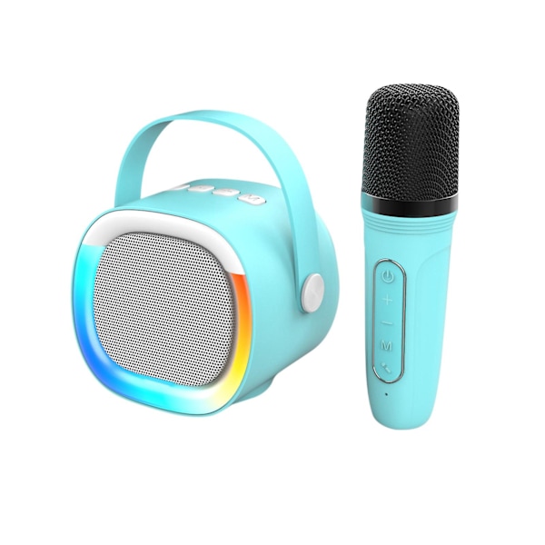 Led Bluetooth -kaiutin, kodin langaton ääni, mikrofoni, ulkokäyttöön, karaoke, perhe K -laulu, kaikki yhdessä, pieni ääni, poistomyynti
