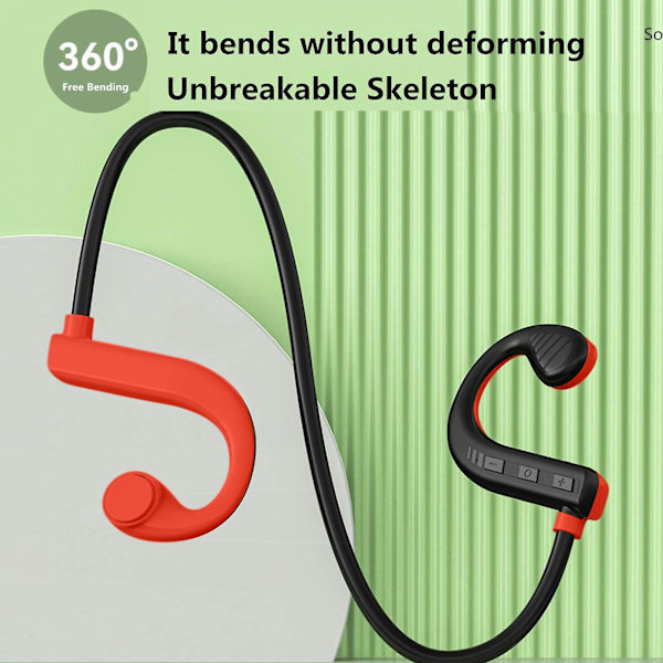 HIFI Bone-Conduction Trådløse Hovedtelefoner Opgradering Bluetooth 5.2 Bone-Drive Support SD-kort Headset Stereo Øretelefon Sport Maksimal Komfort B310
