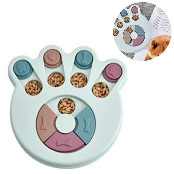 Hunde puslespill leker for valper, godbit dispenser (poteavtrykk)