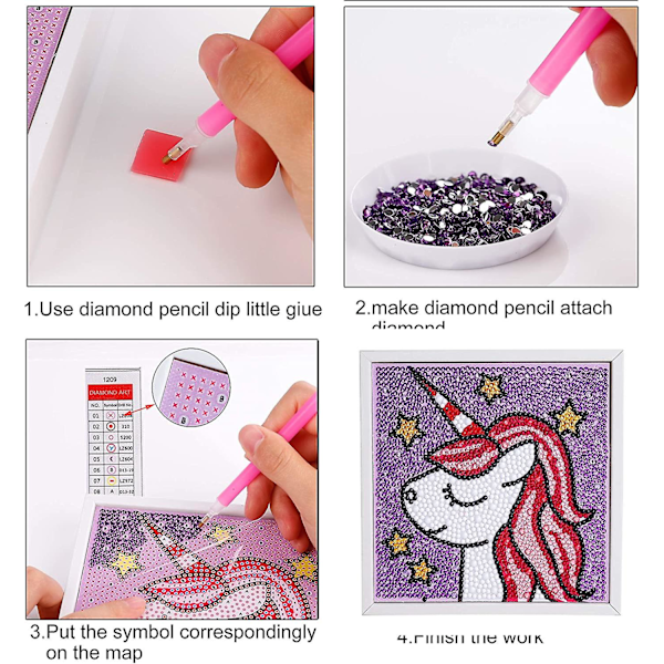 5d timanttimaalaussetti täysi pora diy lapset mosaiikin tekeminen valokuvakehyksellä, strassi-kirjonta ristipistotyöt kangas seinäkoristetarrat