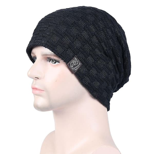 1 kpl Hat For Men Winter Warm Hats Knit Slouchy Thick Skull Cap