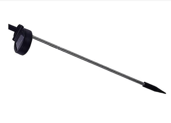 Utendørs solcelledrevet LED-roselyslampe (hvit)