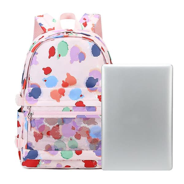 Färgglad graffiti grundskola ryggsäck flickor casual dag pack bokväskor för tonåringar