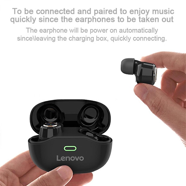 Sport Bluetooth-hörlurar Ipx4 Lamp Touch Button Earbuds Öronproppar Bluetooth-hörlurar med laddningsbox