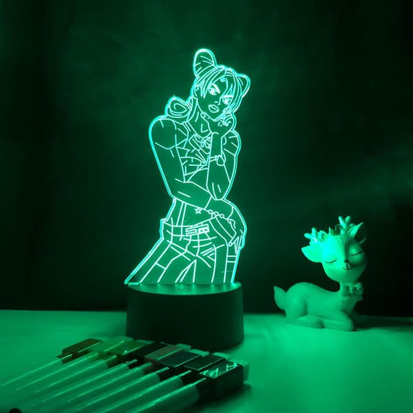 3D illusjonslampe Anime JoJo's Bizarre Adventure Ni