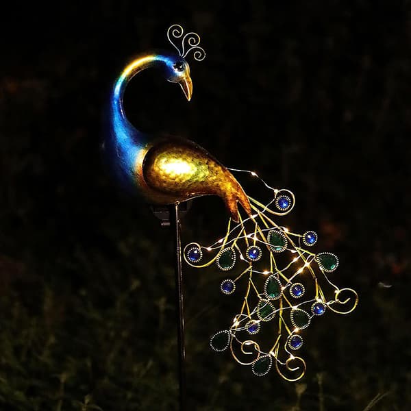Solenergi-lampe, påfuglehave-lampe