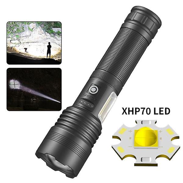 Xhp70+30 * Cob Röd Och Vit Stark Ficklampa