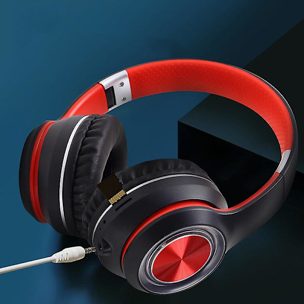 Utendørs Bluetooth-hodetelefoner trådløse - Aural øremuff-headset stereohodesett