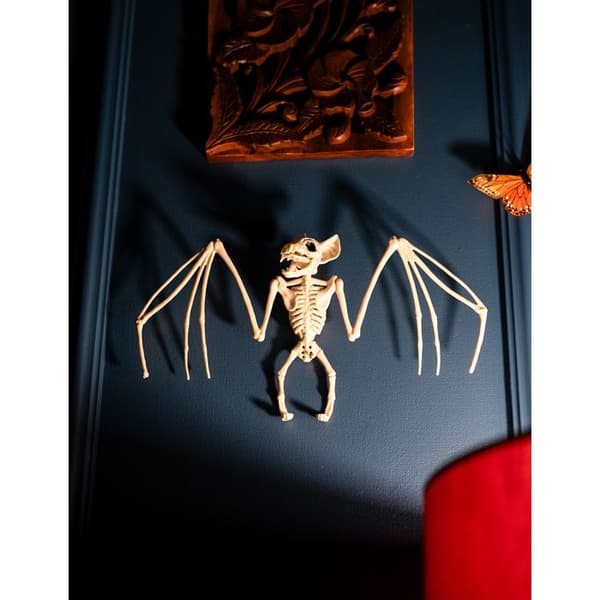 Halloween Skelettfladdermus Hängande Dekoration - Vit